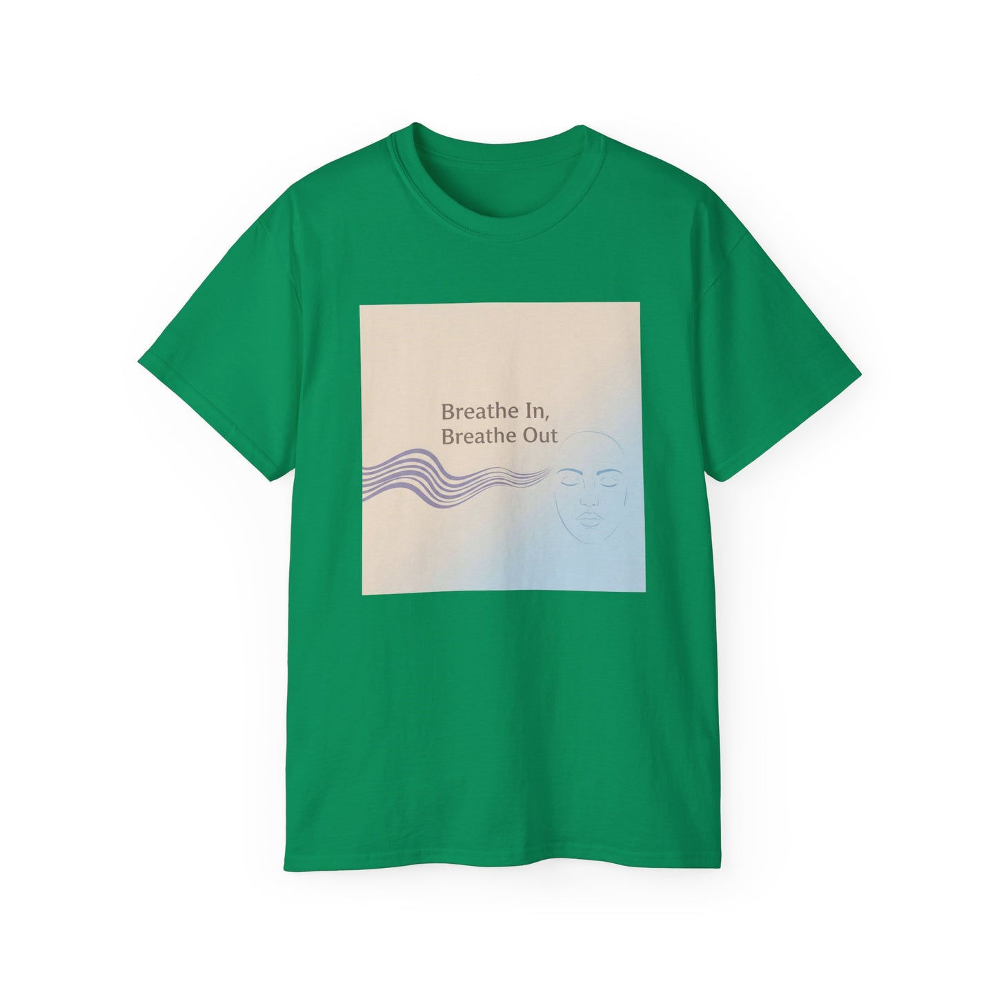 Mindfulness Unisex Ultra Cotton Tee - Breathe In, Breathe Out