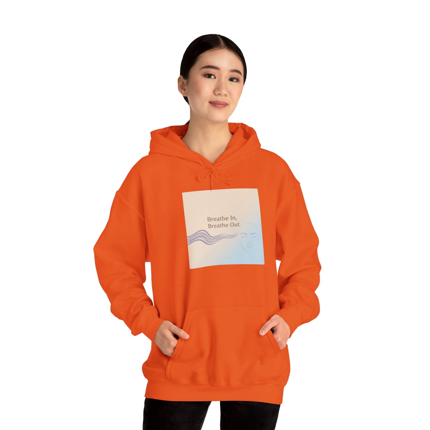 Mindfulness Breathe In Hoodie for Stress Relief