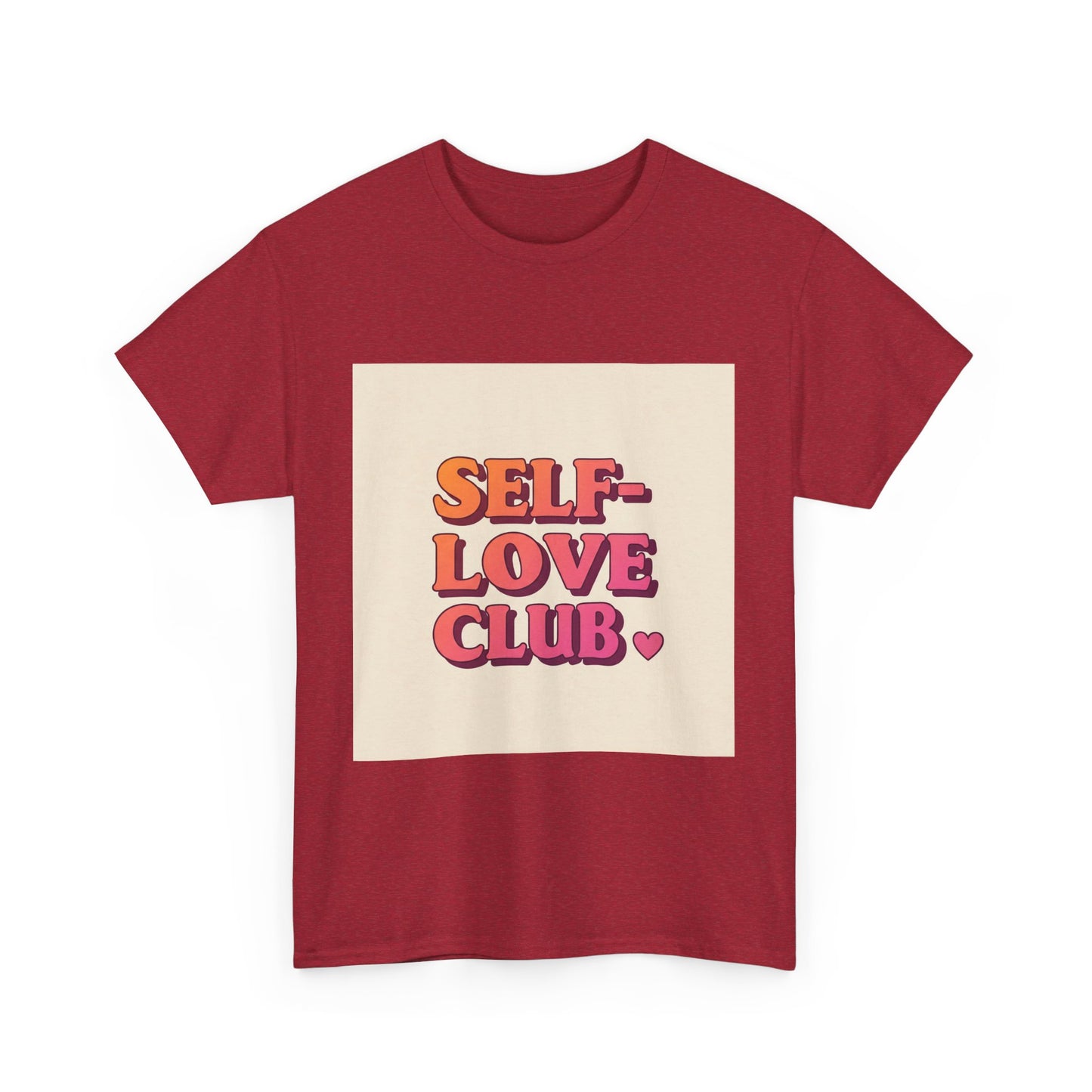 Self-Love Club Unisex Heavy Cotton Tee - Empowerment & Comfort for All