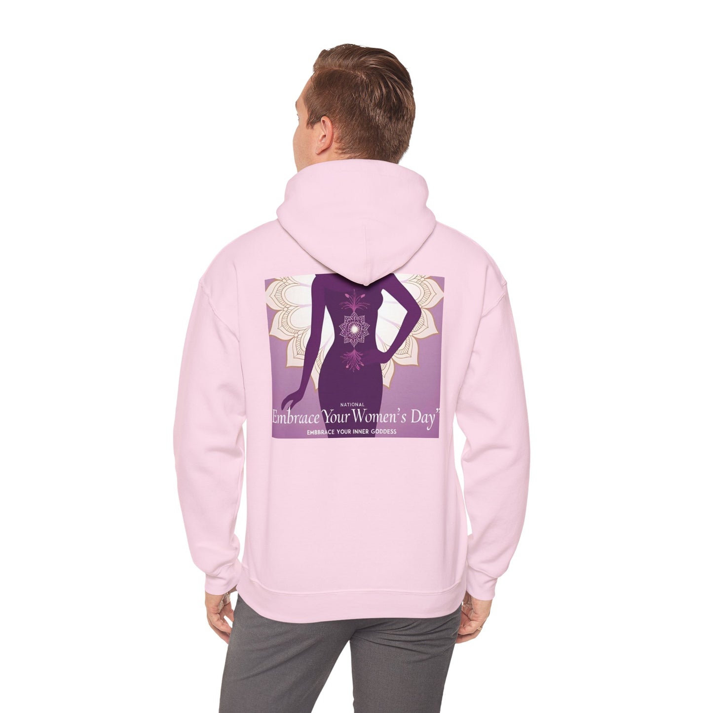 Embrace Your Women's Day Hoodie - Unisex Heavy Blend Sweatshirt