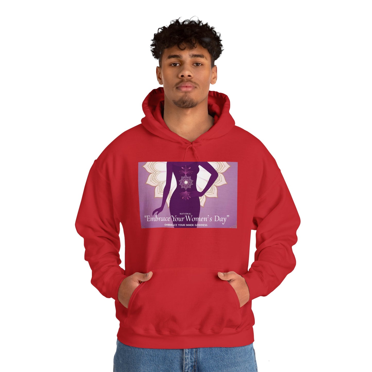 Embrace Your Women's Day Hoodie - Unisex Heavy Blend Sweatshirt