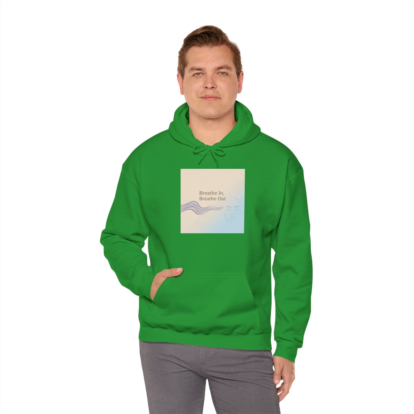 Mindfulness Breathe In Hoodie for Stress Relief