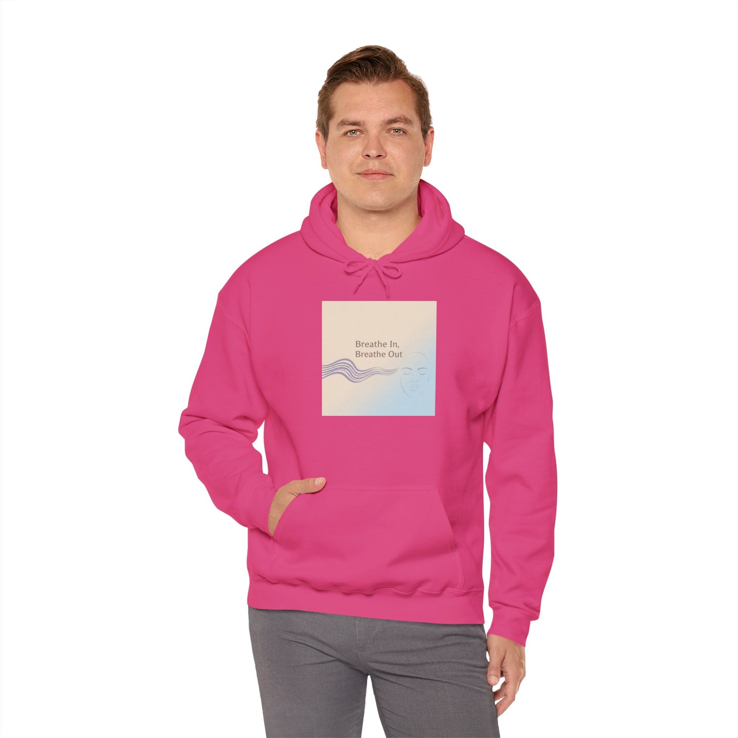 Mindfulness Breathe In Hoodie for Stress Relief