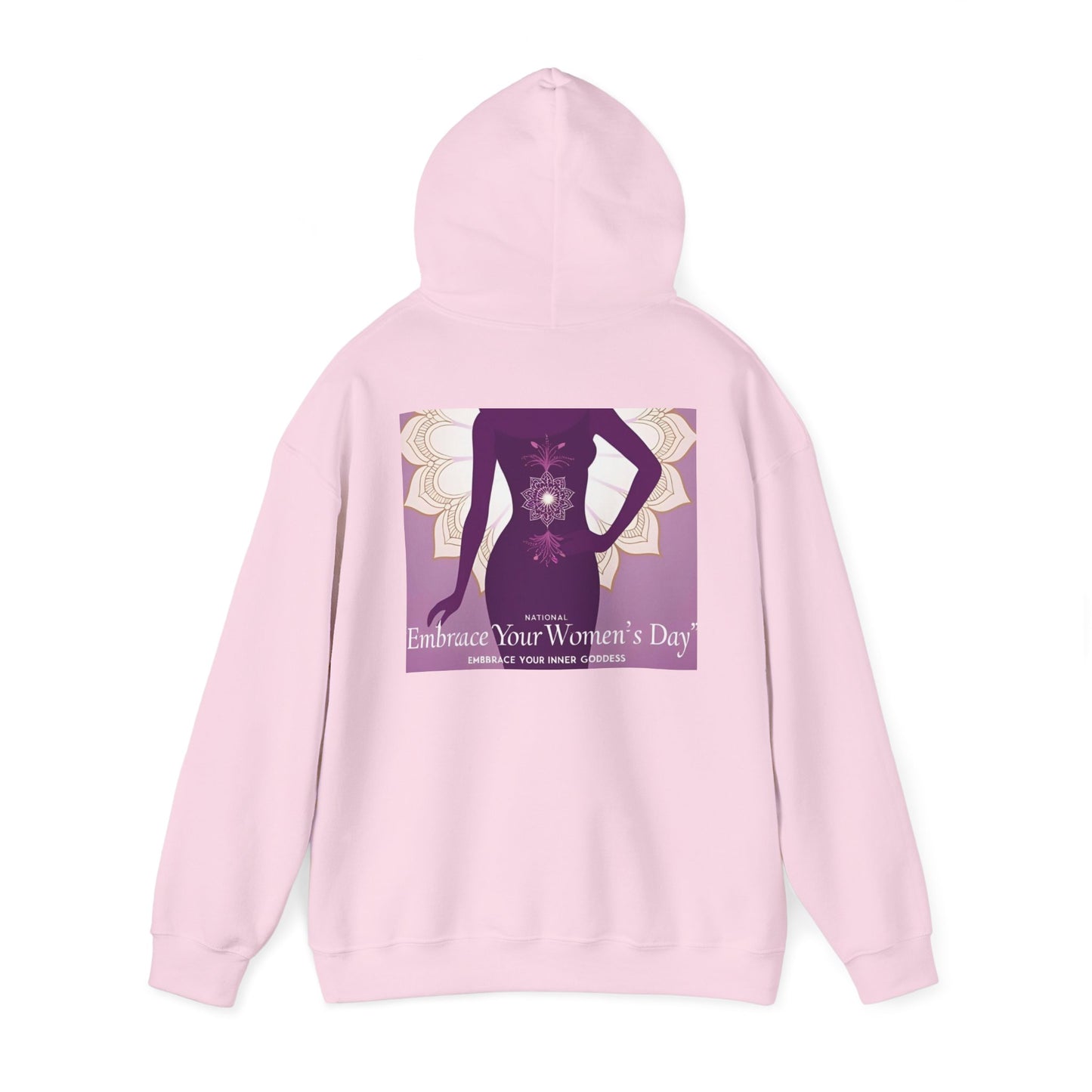 Embrace Your Women's Day Hoodie - Unisex Heavy Blend Sweatshirt