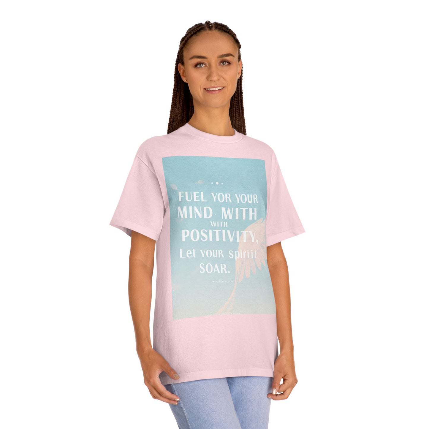 Inspirerende Positiwiteit Unisex Klassieke Tee - Mindset Motivering T-hemp