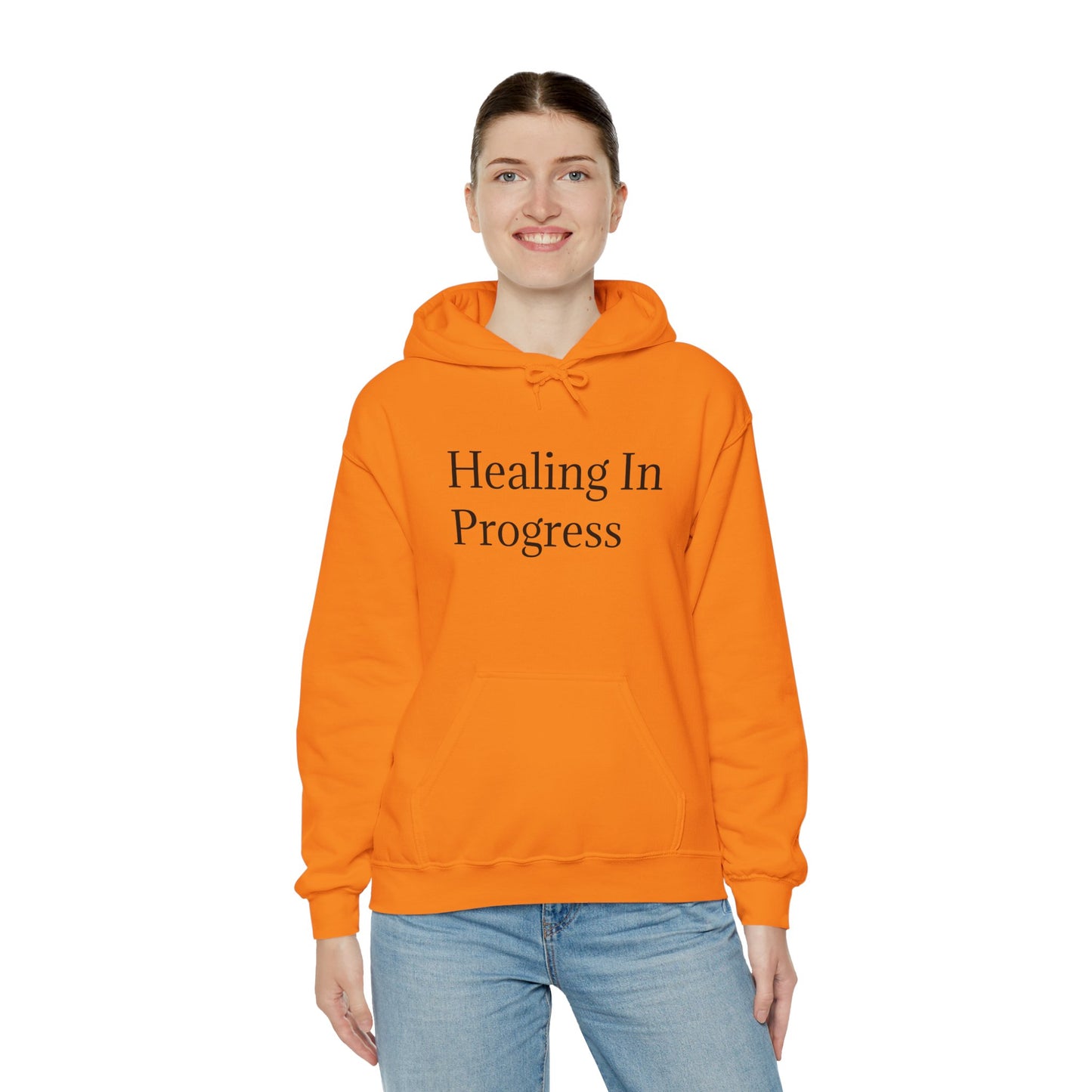 Healing in Progress Unisex Heavy Blend Hoodie - Gesellige trui vir selfversorging en ontspanning