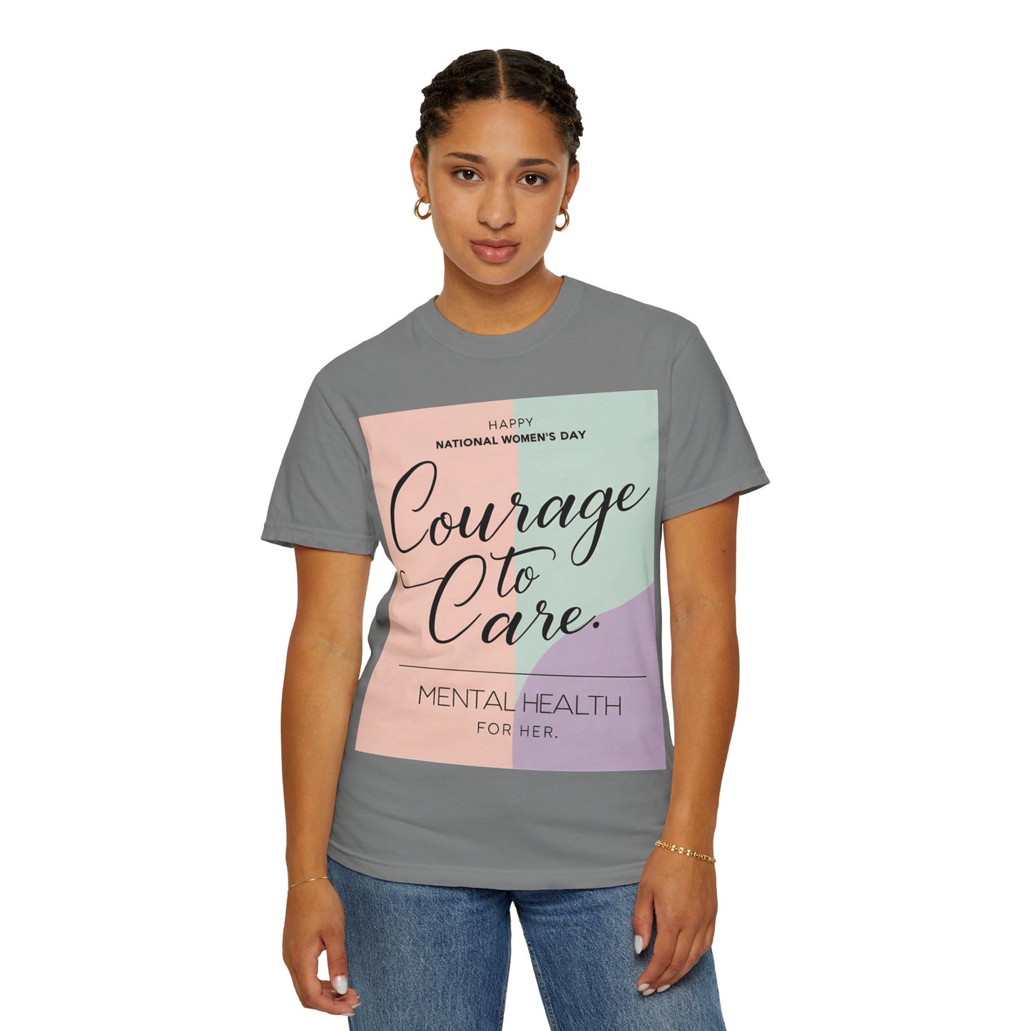 Courage to Care Unisex T-Shirt for Mental Health Awareness