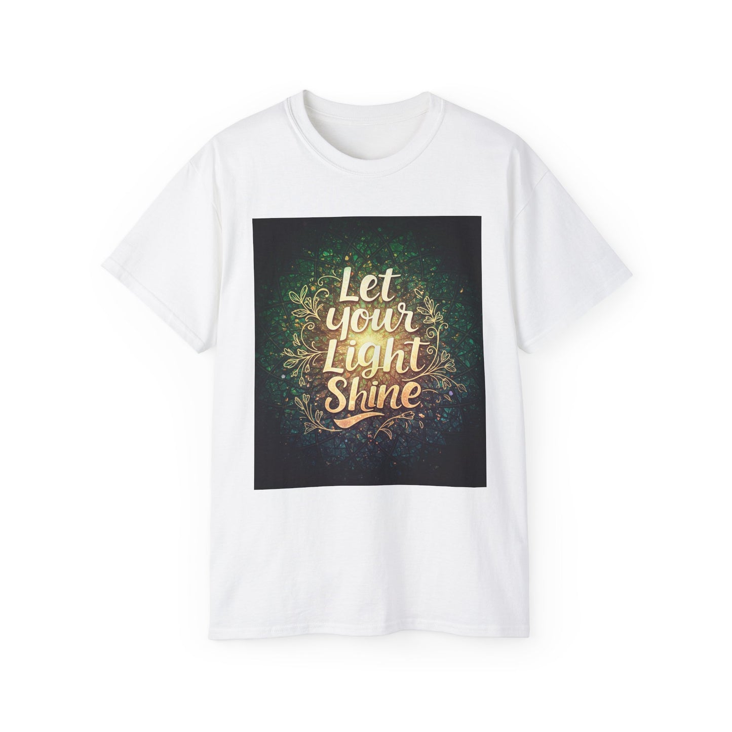 Inspirational Unisex Ultra Cotton Tee - "Let Your Light Shine"