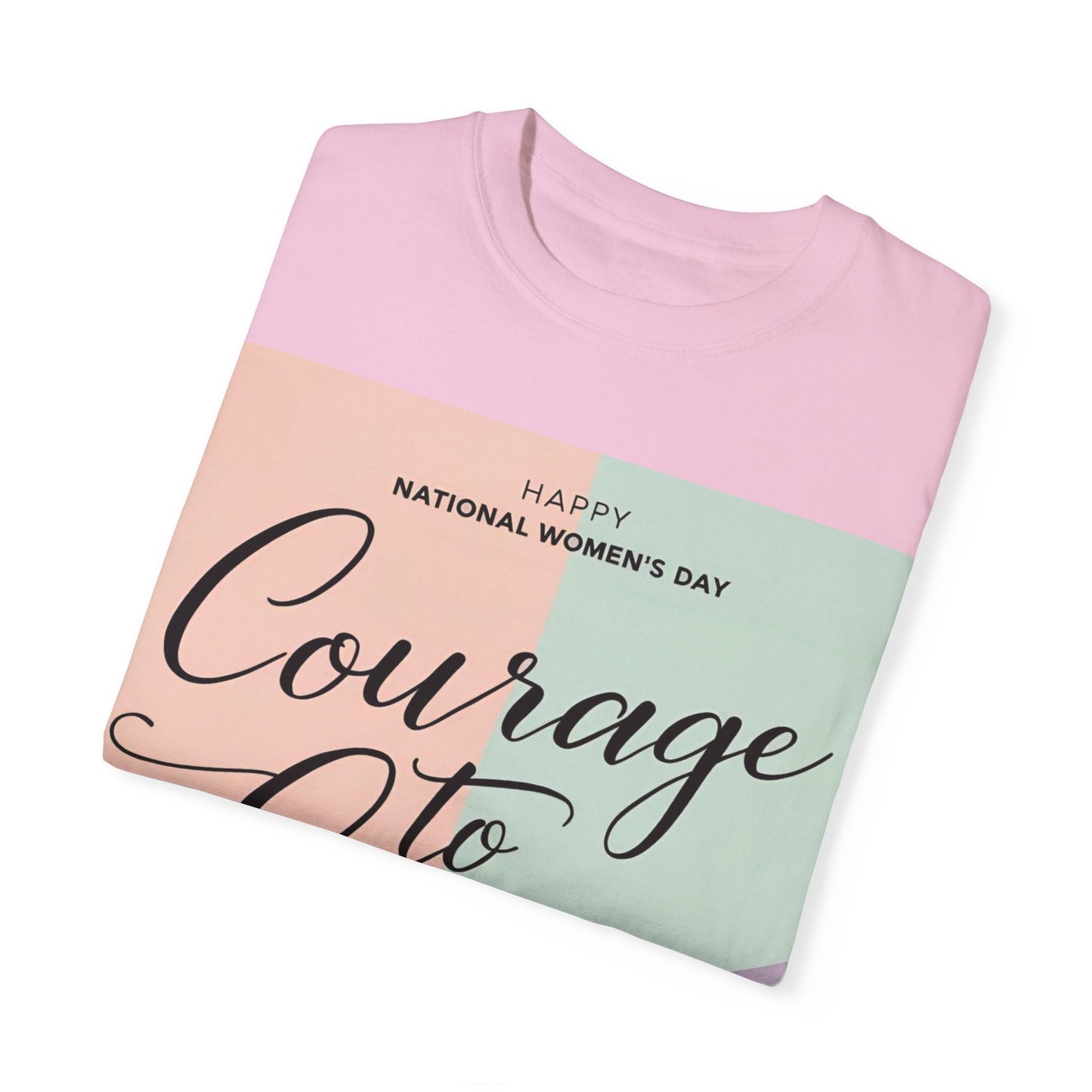 Courage to Care Unisex-T-hemp vir Geestesgesondheidsbewustheid