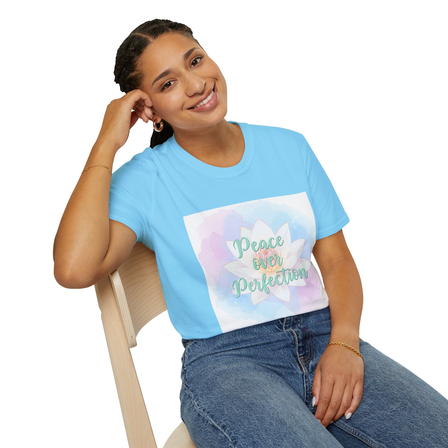 Peace Over Perfection Unisex Softstyle T-Shirt - Inspirational Casual Wear