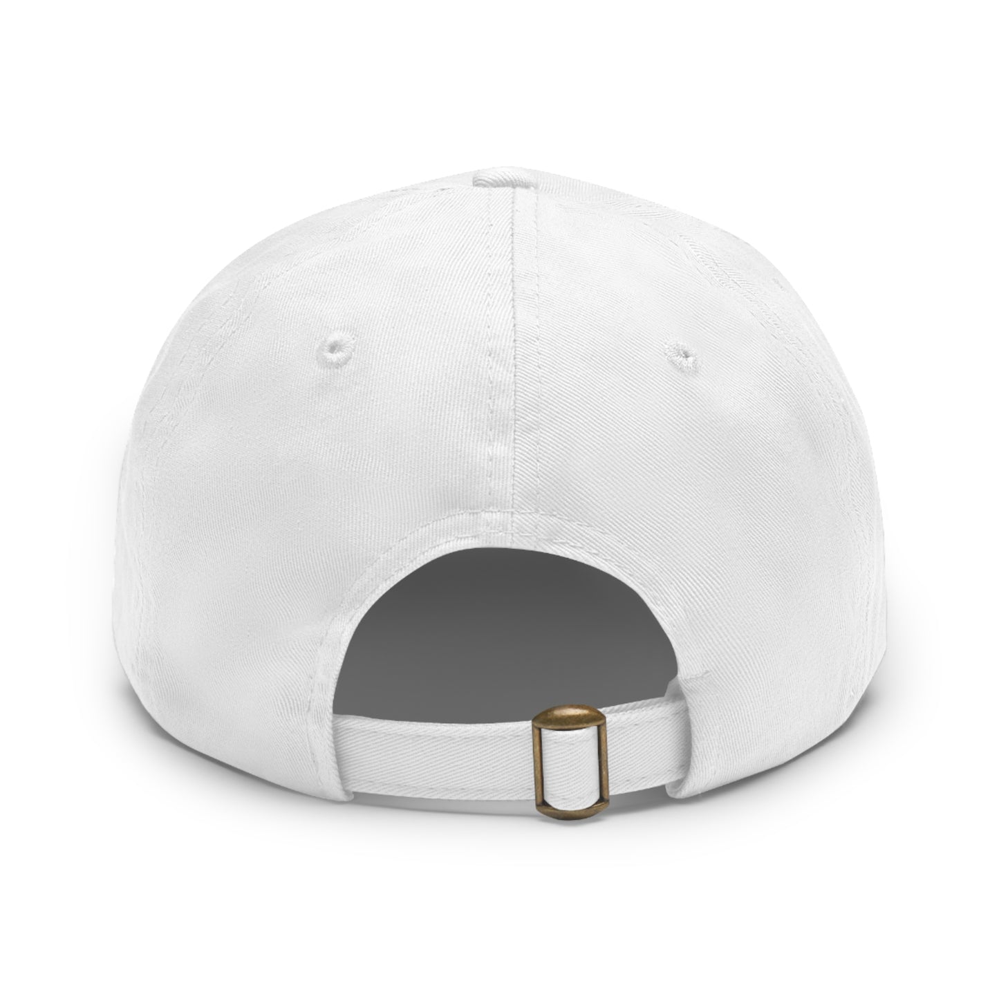 Mental Wealth Dad Hat with Leather Patch - Classic Style Cap for Mindfulness