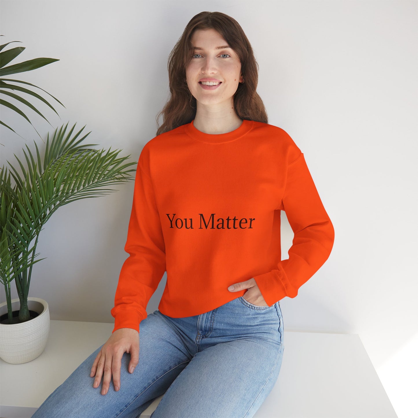 You Matter Unisex Heavy Blend™ Rondnek-trui - Gerieflike en inspirerende klere