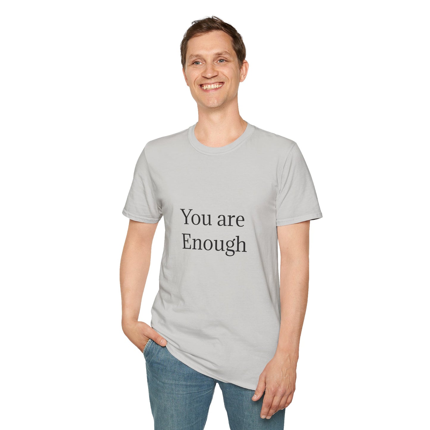 Inspirational Unisex Softstyle T-Shirt - "You are Enough"