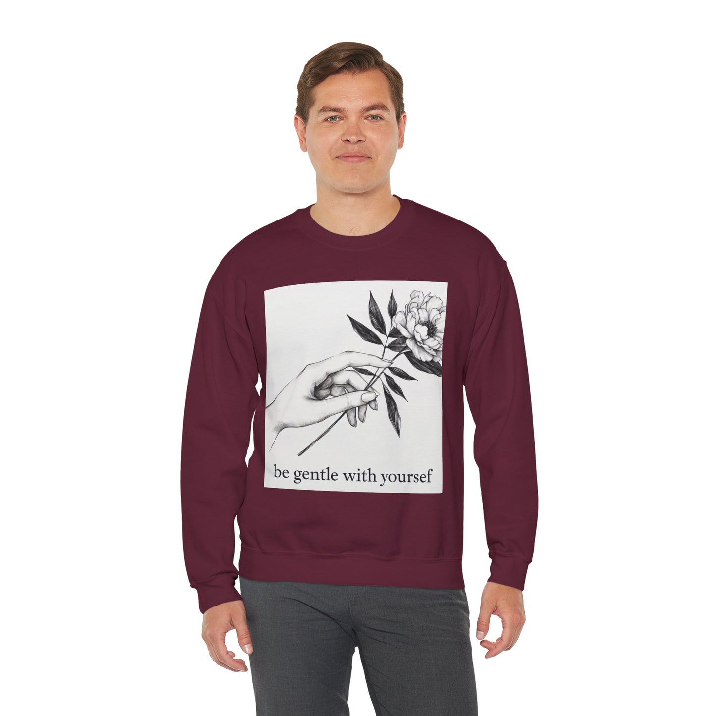 Be Gentle With Yourself Crewneck Sweatshirt - Unisex Heavy Blend™