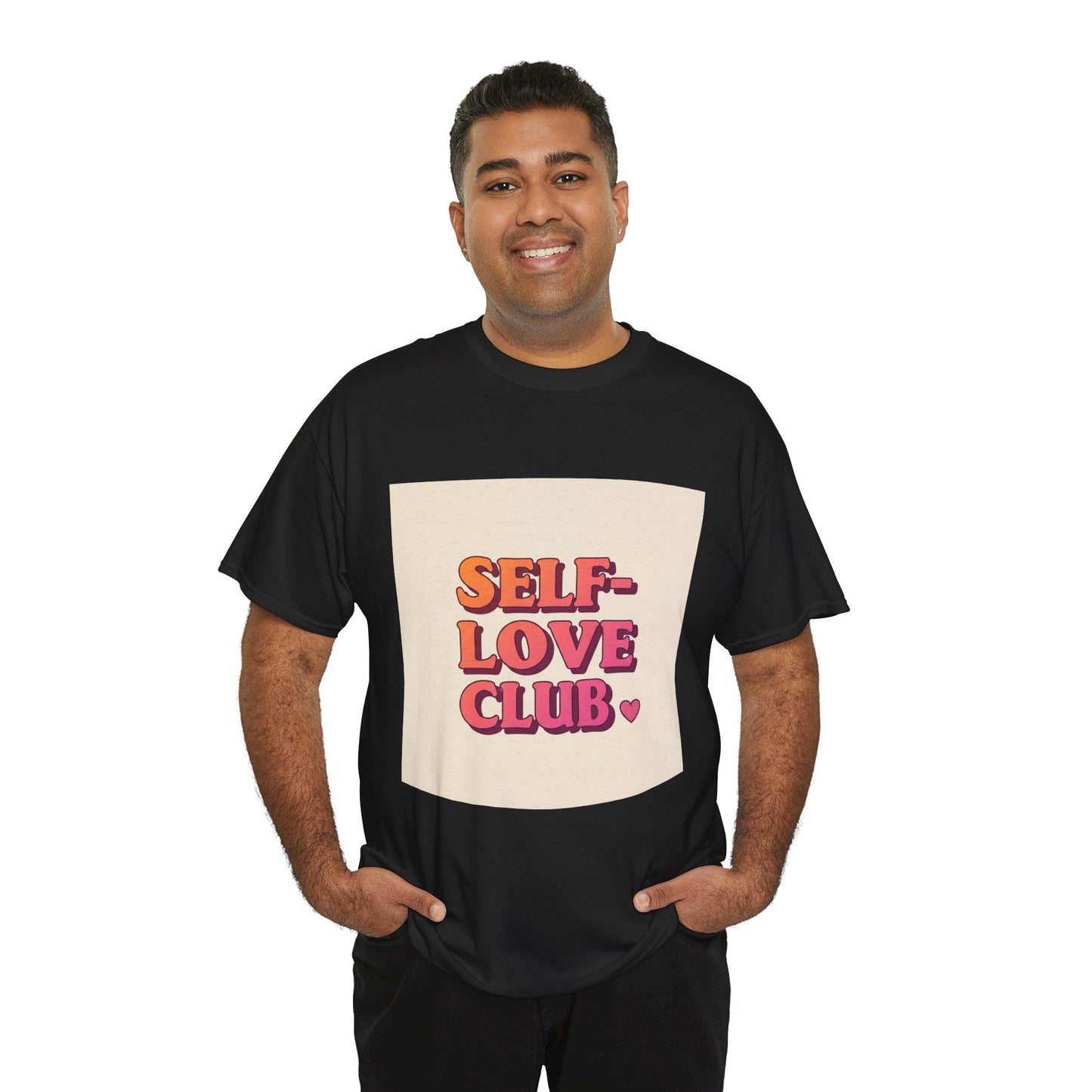 Self-Love Club Unisex Heavy Cotton Tee - Empowerment & Comfort for All