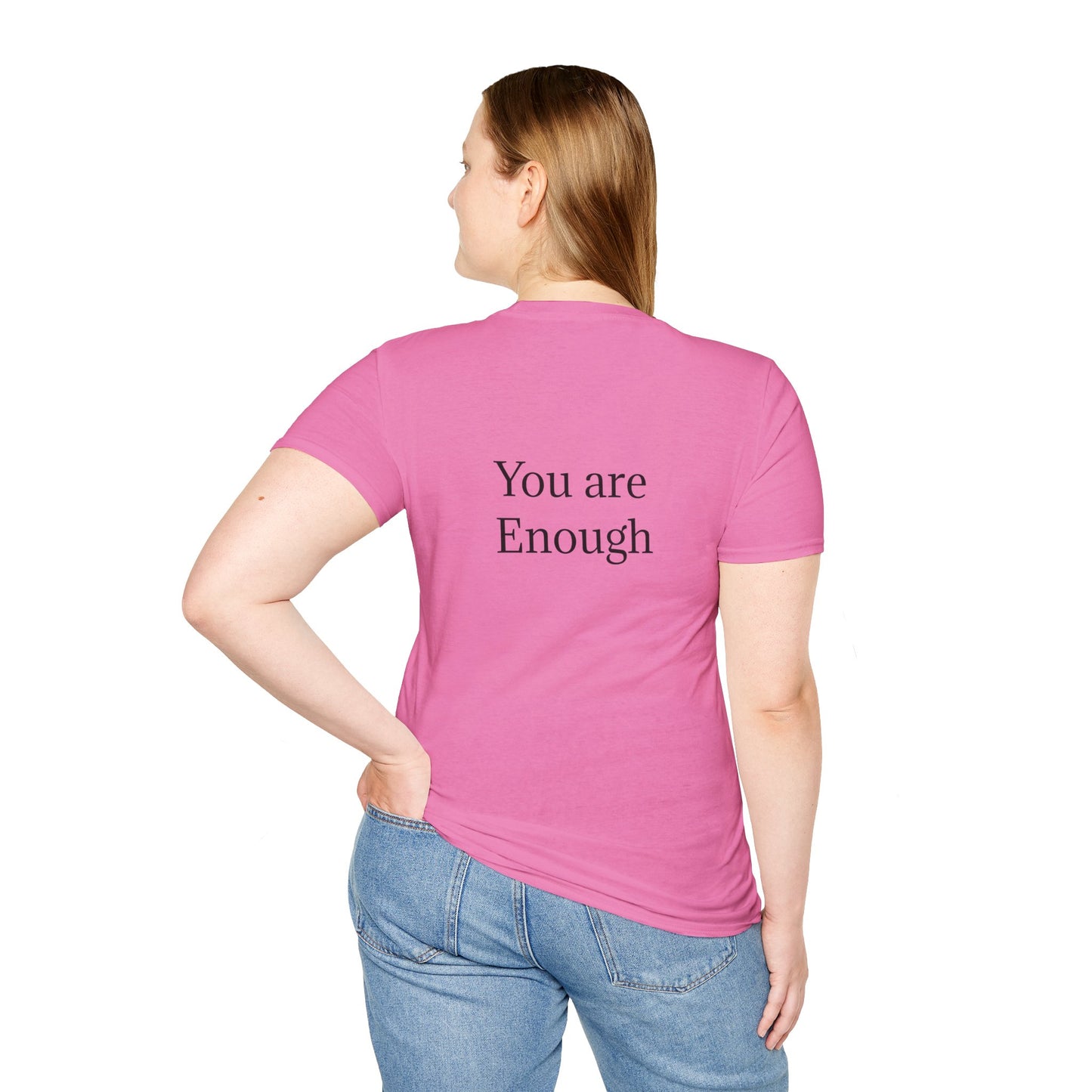 Inspirational Unisex Softstyle T-Shirt - "You are Enough"