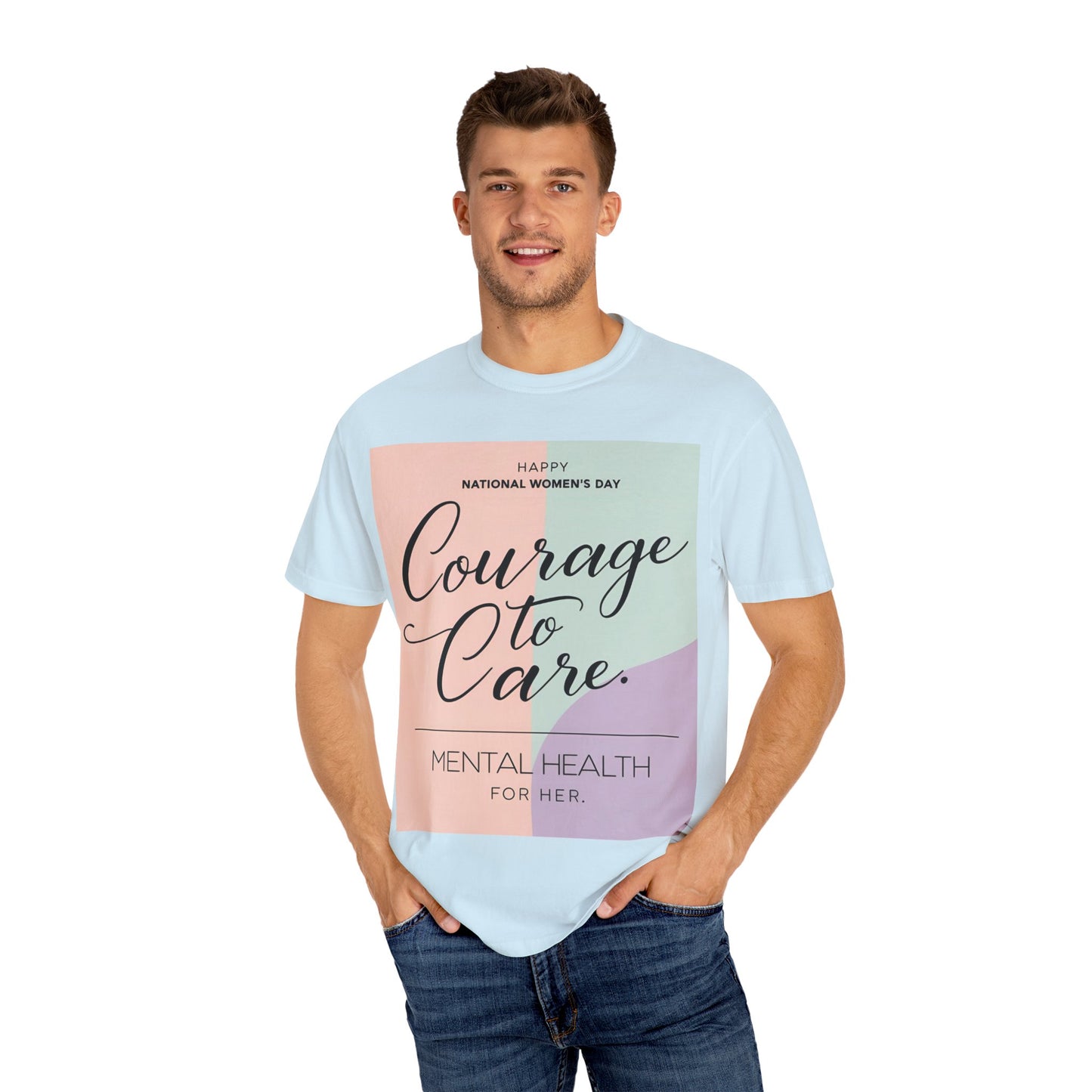 Courage to Care Unisex T-Shirt for Mental Health Awareness