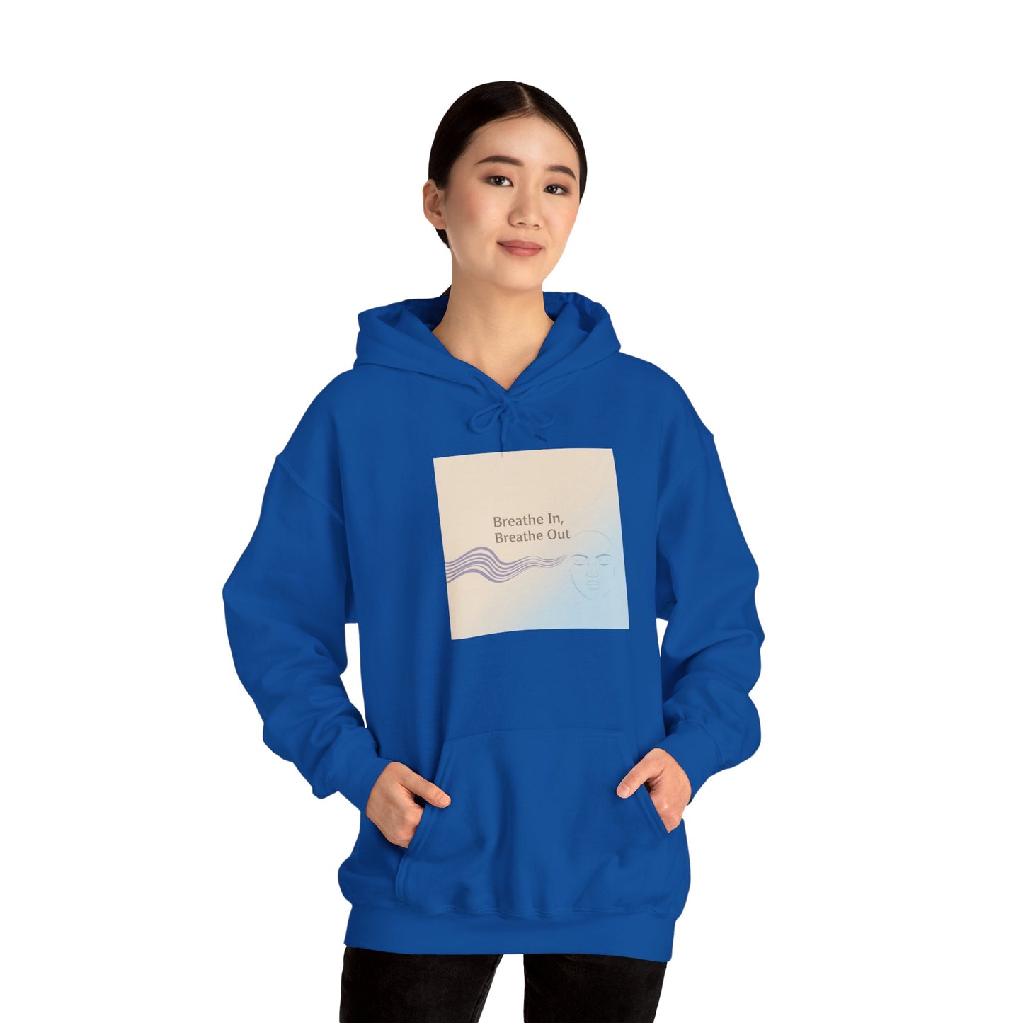 Mindfulness Breathe In Hoodie for Stress Relief