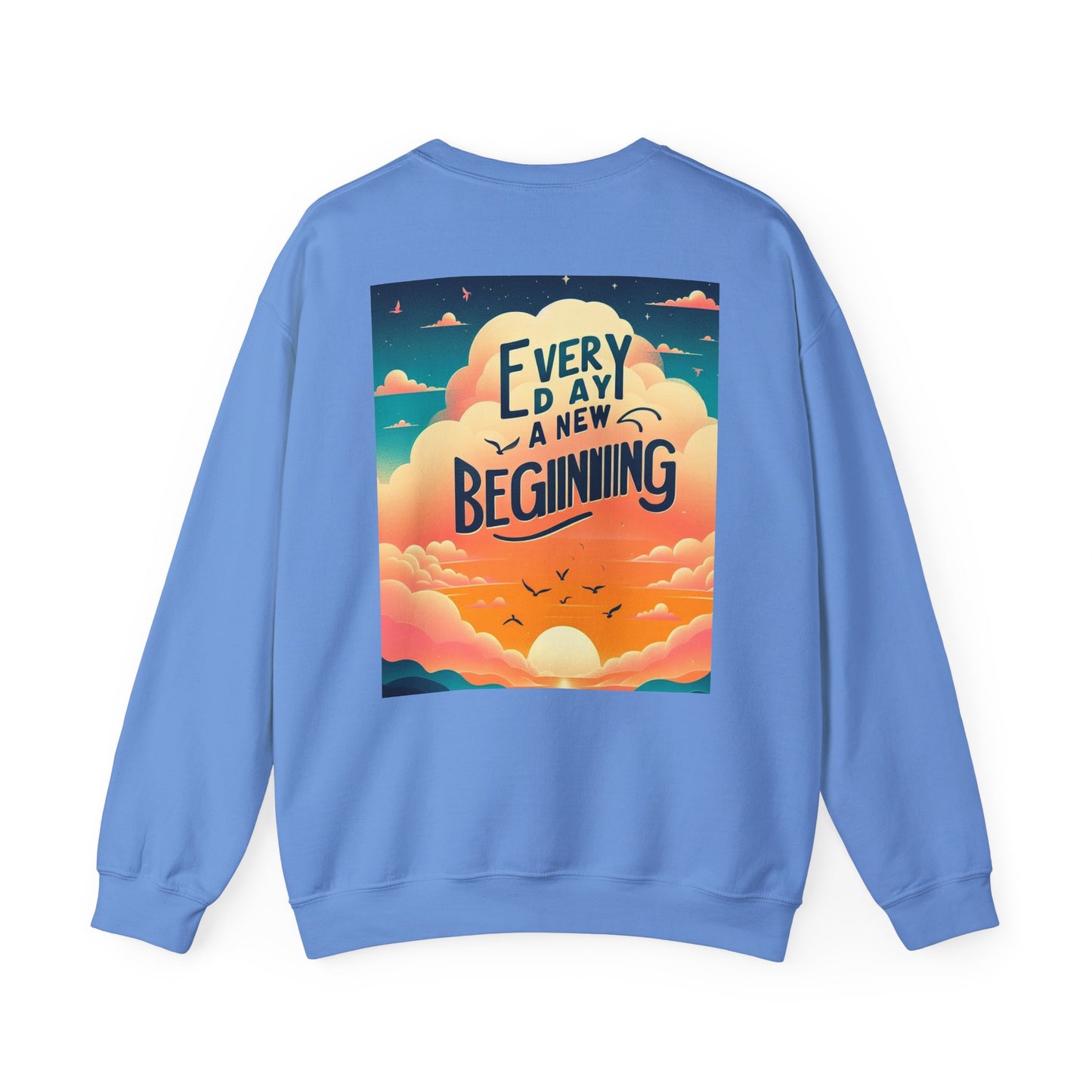 Inspirerende Crewneck-trui - Elke dag 'n nuwe begin