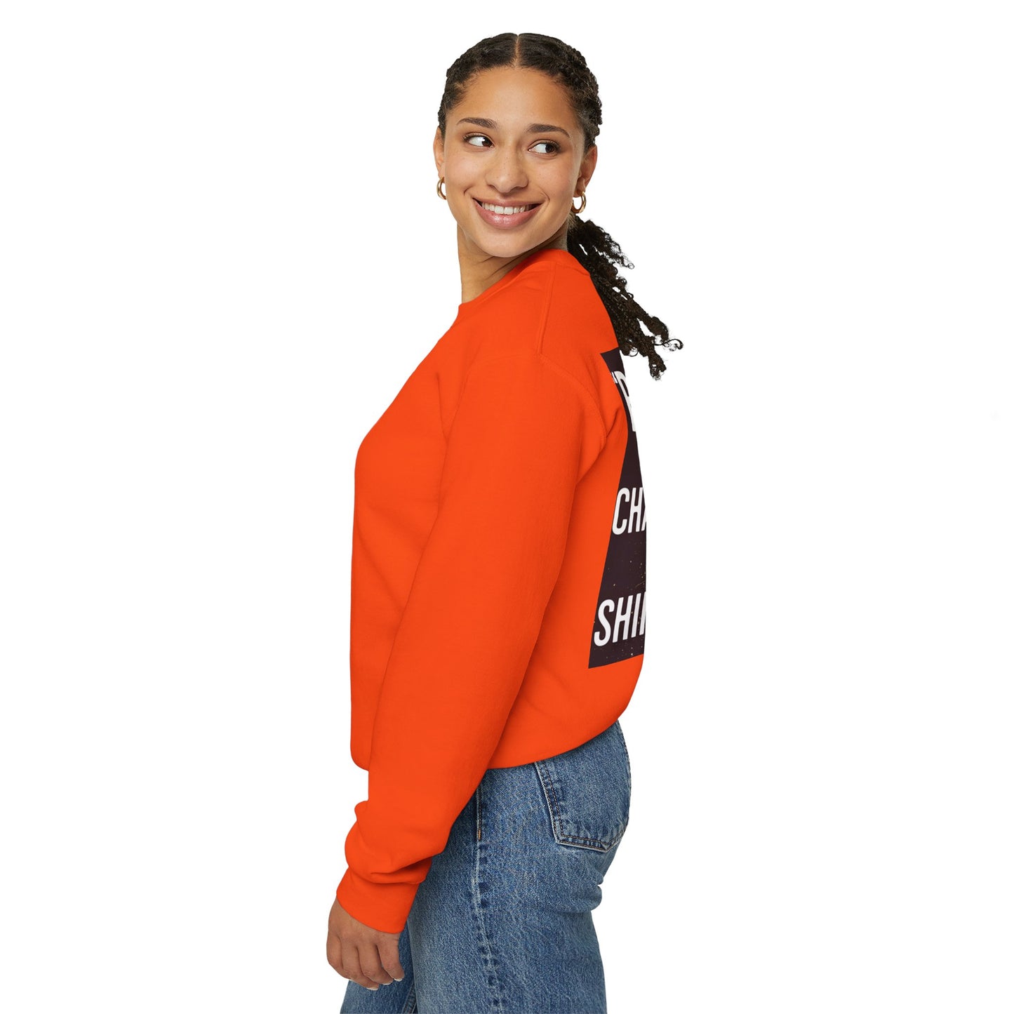 Empowering Feminist Sweatshirt - "Break the Chains, Shine"