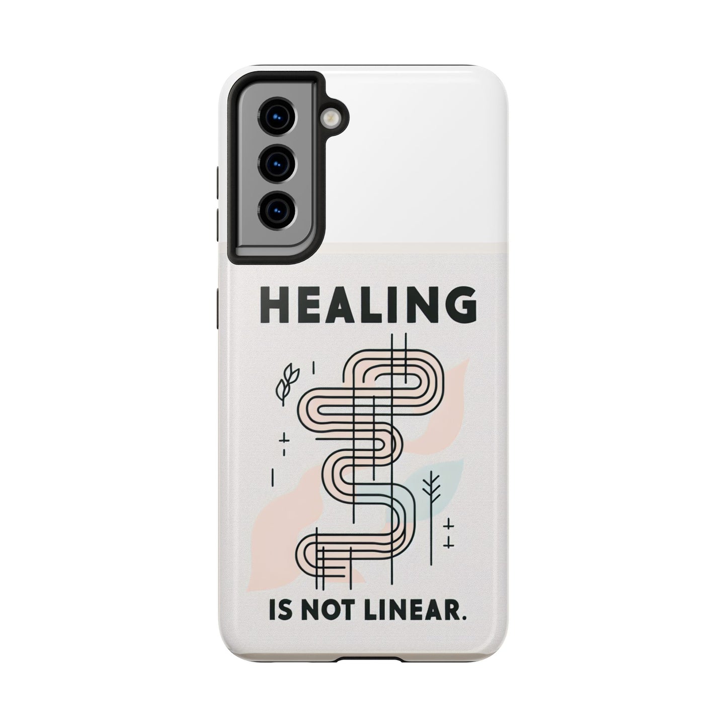 Healing Is Not Linear Tough Phone Case - Durable and Stylish Protection for Your Device