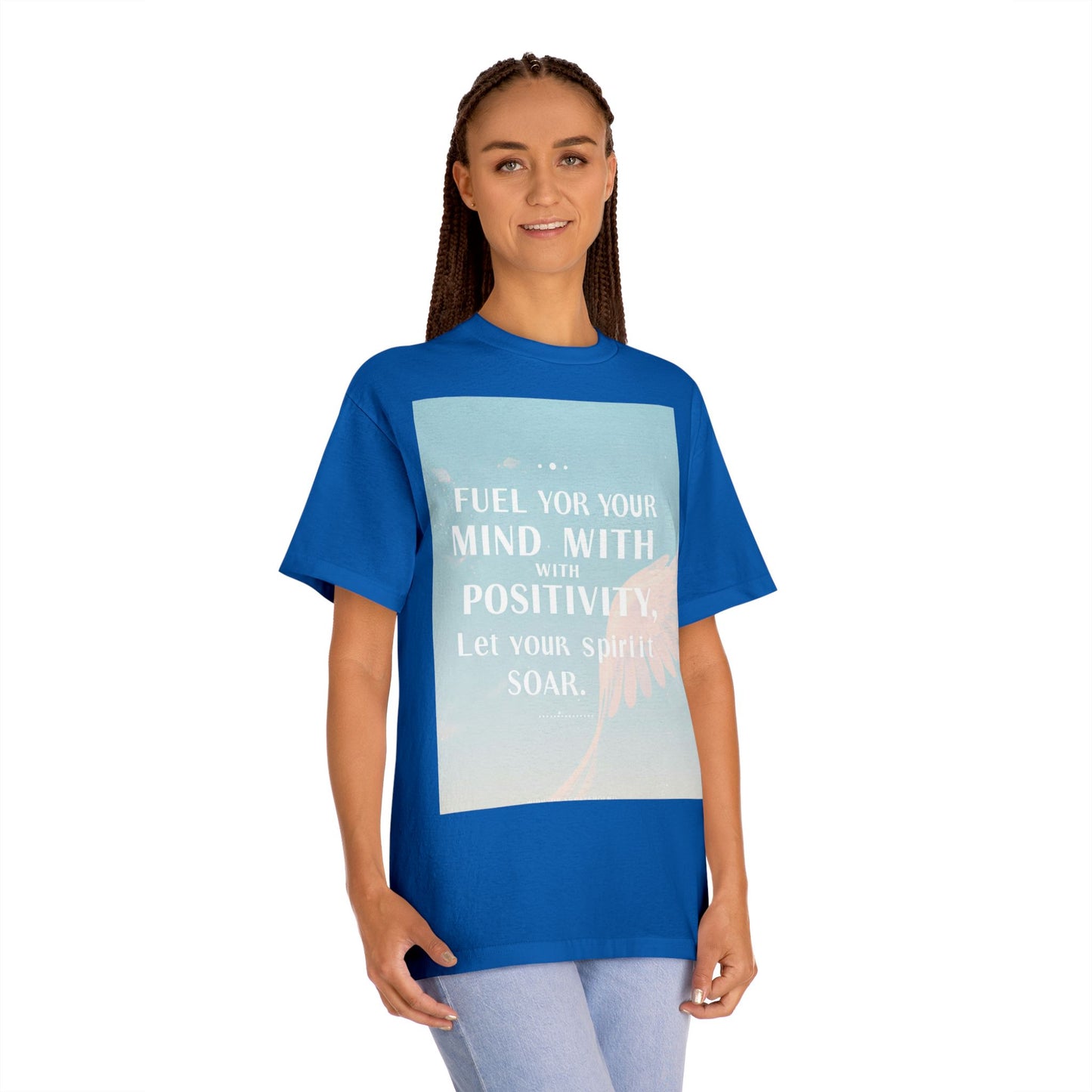 Inspirerende Positiwiteit Unisex Klassieke Tee - Mindset Motivering T-hemp