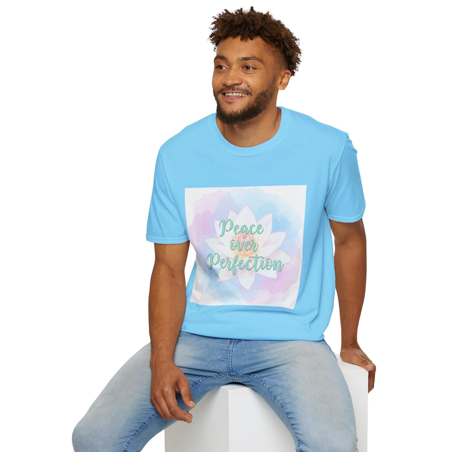 Peace Over Perfection Unisex Softstyle T-Shirt - Inspirational Casual Wear