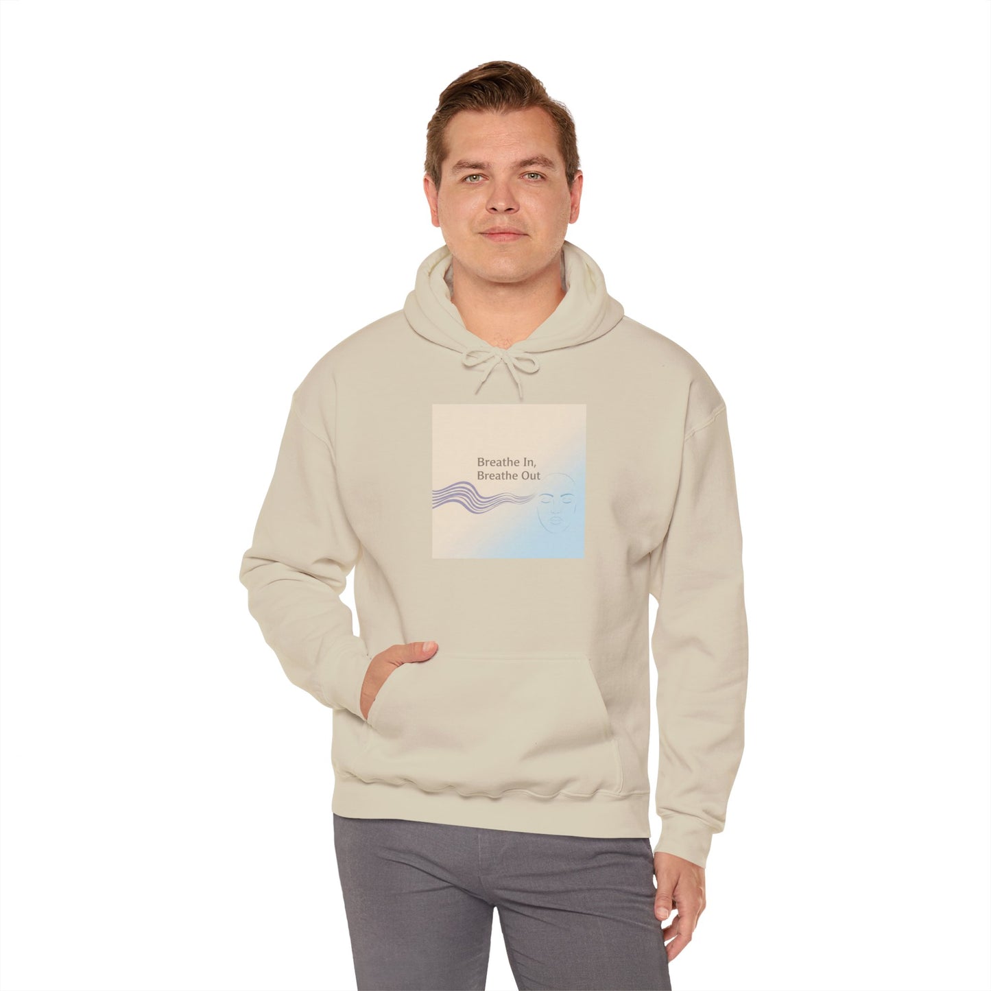 Mindfulness Breathe In Hoodie for Stress Relief