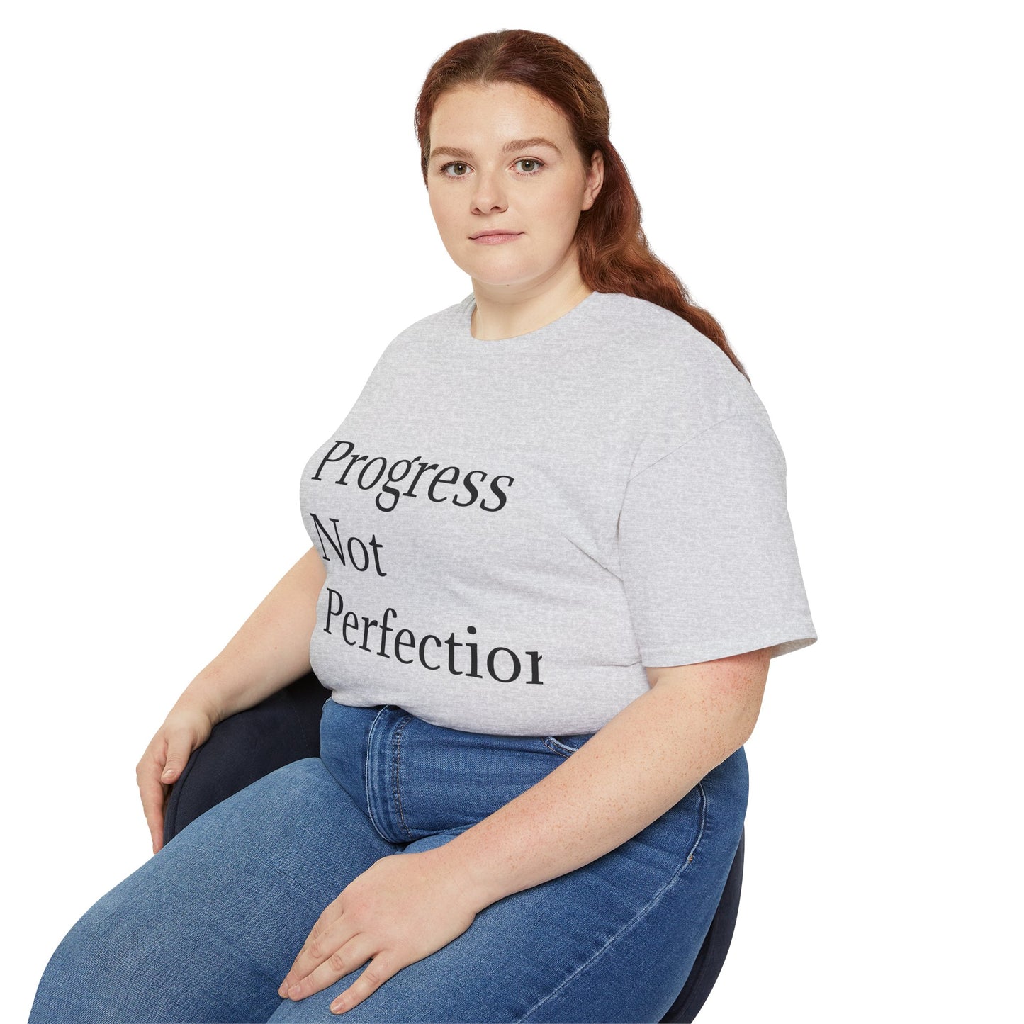 Progress Not Perfection Unisex Ultra Cotton Tee | Motiverende T-hemp vir daaglikse inspirasie