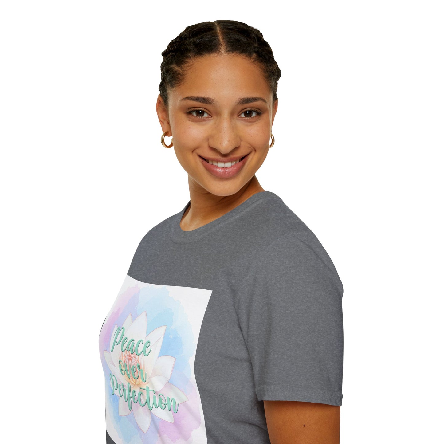 Peace Over Perfection Unisex Softstyle T-Shirt - Inspirational Casual Wear