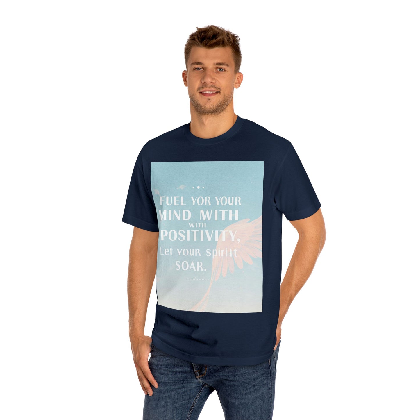 Inspirerende Positiwiteit Unisex Klassieke Tee - Mindset Motivering T-hemp