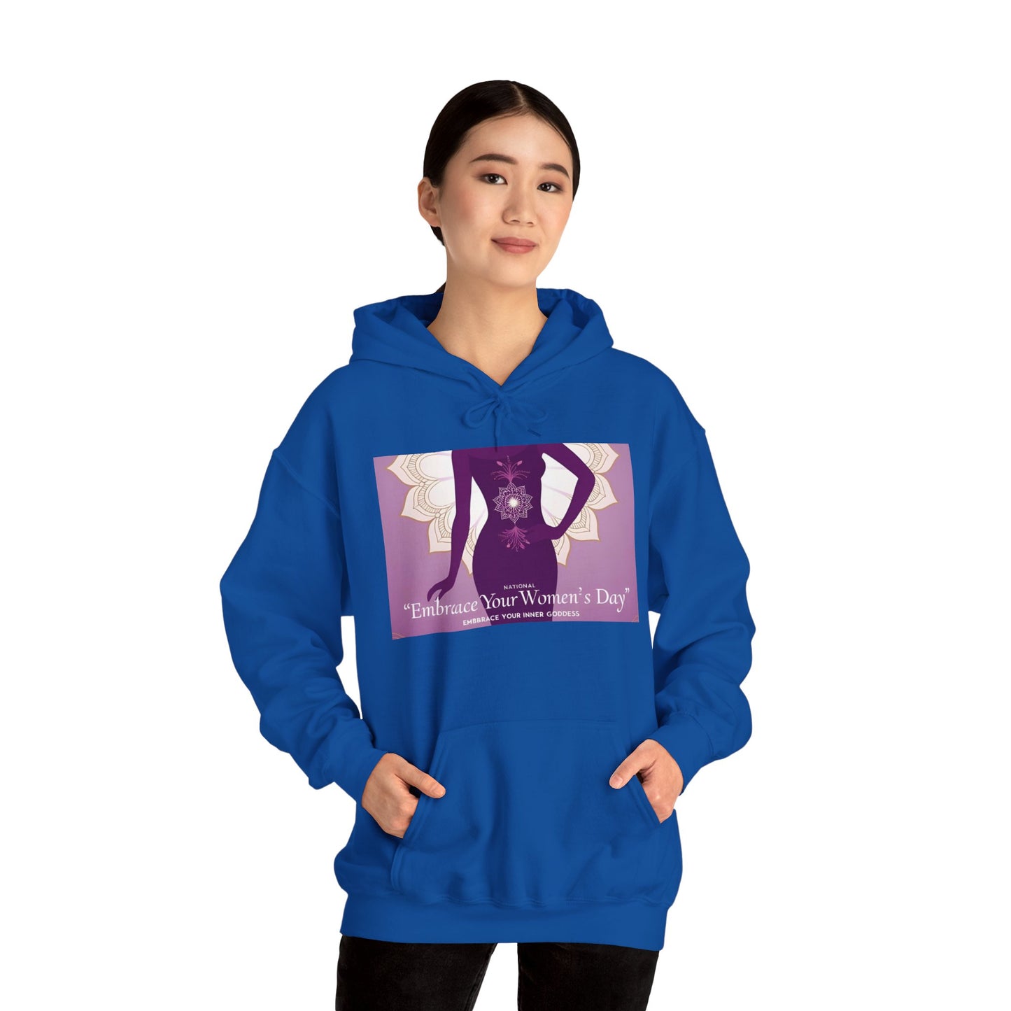 Embrace Your Women's Day Hoodie - Unisex Heavy Blend Sweatshirt